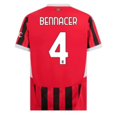 AC Milan Bennacer 4 Hjemmebanetrøje 2024-25 Fodboldsæt