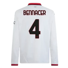 AC Milan Bennacer 4 Udebanetrøje 2024-25 Langærmet Fodboldsæt