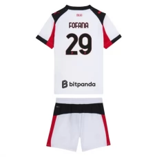 AC Milan Børn Fofana 29 Udebanetrøje 2025-26 Fodboldsæt