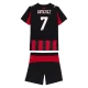 AC Milan Børn Gimenez 7 Hjemmebanetrøje 2025-26 Fodboldsæt