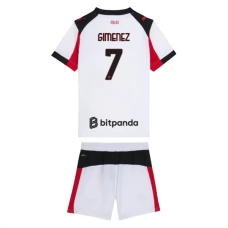 AC Milan Børn Gimenez 7 Udebanetrøje 2025-26 Fodboldsæt