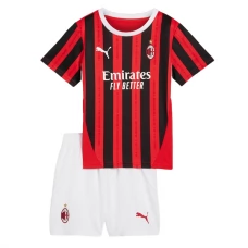 AC Milan Børn Hjemmebanetrøje 2024-25 Fodboldsæt
