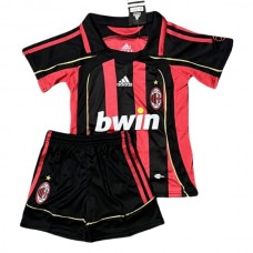 AC Milan Børn Hjemmebanetrøje Retro 2006-07 Fodboldsæt