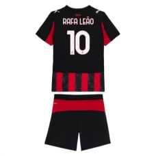 AC Milan Børn Rafa Leão 10 Hjemmebanetrøje 2025-26 Fodboldsæt