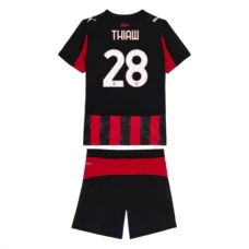 AC Milan Børn Thiaw 28 Hjemmebanetrøje 2025-26 Fodboldsæt