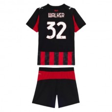 AC Milan Børn Walker 32 Hjemmebanetrøje 2025-26 Fodboldsæt