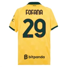 AC Milan Fofana 29 Tredjetrøje 2025-26 Fodboldsæt
