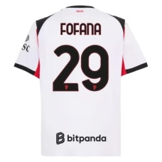 AC Milan Fofana 29 Udebanetrøje 2025-26 Fodboldsæt