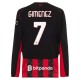 AC Milan Gimenez 7 Hjemmebanetrøje 2025-26 Langærmet Fodboldsæt