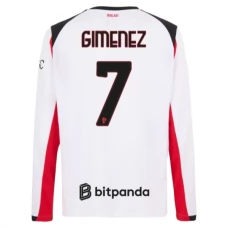 AC Milan Gimenez 7 Udebanetrøje 2025-26 Langærmet Fodboldsæt