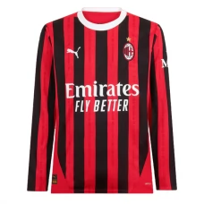 AC Milan Hjemmebanetrøje 2024-25 Langærmet Fodboldsæt