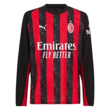 AC Milan Hjemmebanetrøje 2025-26 Langærmet Fodboldsæt
