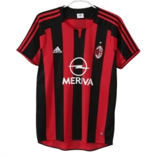 AC Milan Hjemmebanetrøje Retro 2003-04 Fodboldsæt