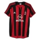 AC Milan Hjemmebanetrøje Retro 2003-04 Fodboldsæt