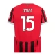 AC Milan Jović 15 Hjemmebanetrøje 2024-25 Fodboldsæt