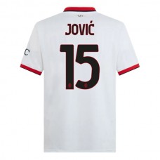 AC Milan Jović 15 Udebanetrøje 2024-25 Fodboldsæt