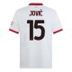 AC Milan Jović 15 Udebanetrøje 2024-25 Fodboldsæt