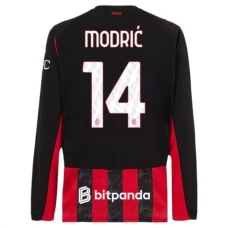AC Milan Modrić 14 Hjemmebanetrøje 2025-26 Langærmet Fodboldsæt