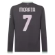 AC Milan Morata 7 Tredjetrøje 2024-25 Langærmet Fodboldsæt