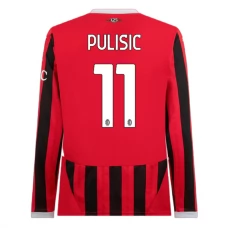 AC Milan Pulisic 11 Hjemmebanetrøje 2024-25 Langærmet Fodboldsæt