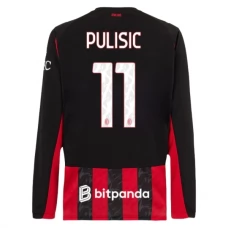 AC Milan Pulisic 11 Hjemmebanetrøje 2025-26 Langærmet Fodboldsæt
