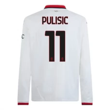 AC Milan Pulisic 11 Udebanetrøje 2024-25 Langærmet Fodboldsæt