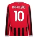 AC Milan Rafa Leão 10 Hjemmebanetrøje 2024-25 Langærmet Fodboldsæt