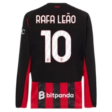 AC Milan Rafa Leão 10 Hjemmebanetrøje 2025-26 Langærmet Fodboldsæt