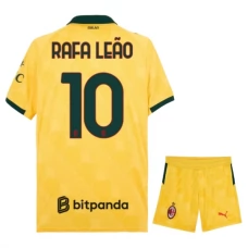 AC Milan Rafa Leão 10 Tredjetrøje Børn 2025-26 Fodboldsæt
