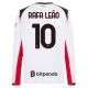 AC Milan Rafa Leão 10 Udebanetrøje 2025-26 Langærmet Fodboldsæt