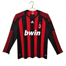 AC Milan Retro Hjemmebanetrøje 2008-09 Langærmet