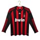 AC Milan Retro Hjemmebanetrøje 2008-09 Langærmet