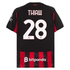 AC Milan Thiaw 28 Hjemmebanetrøje 2025-26 Fodboldsæt