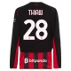 AC Milan Thiaw 28 Hjemmebanetrøje 2025-26 Langærmet Fodboldsæt