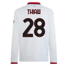 AC Milan Thiaw 28 Udebanetrøje 2024-25 Langærmet Fodboldsæt
