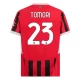 AC Milan Tomori 23 Hjemmebanetrøje 2024-25 Fodboldsæt