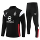 AC Milan Træningssæt Børn 2023-24 - 1-4 Zip Sort Rød