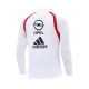 AC Milan Træningstrøje 2003-04 - 1-4 Zip Retro Hvid