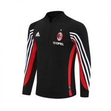 AC Milan Træningstrøje 2003-04 - 1-4 Zip Retro Sort