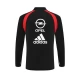 AC Milan Træningstrøje 2003-04 - 1-4 Zip Retro Sort