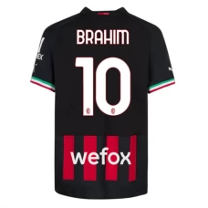 AC Milan Trøje 2022-23 Brahim 10 Hjemmebanetrøje