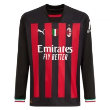 AC Milan Trøje 2022-23 Langærmet Hjemmebanetrøje