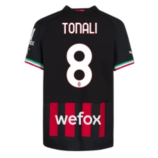 AC Milan Trøje 2022-23 Tonali 8 Hjemmebanetrøje