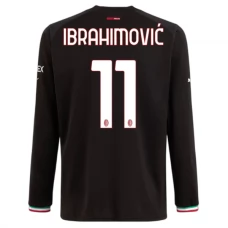 AC Milan Trøje 2022-23 Zlatan Ibrahimović 11 Langærmet Hjemmebanetrøje