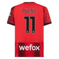 AC Milan Trøje 2023-24 Christian Pulisic 11 Hjemmebanetrøje