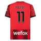 AC Milan Trøje 2023-24 Christian Pulisic 11 Hjemmebanetrøje