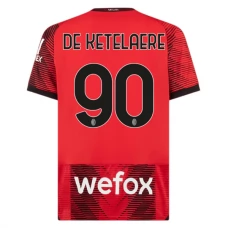AC Milan Trøje 2023-24 De Ketelaere 90 Hjemmebanetrøje