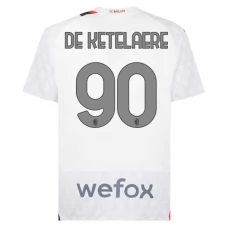 AC Milan Trøje 2023-24 De Ketelaere 90 Udebanetrøje