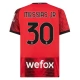 AC Milan Trøje 2023-24 Lionel Messias Jr 30 Hjemmebanetrøje