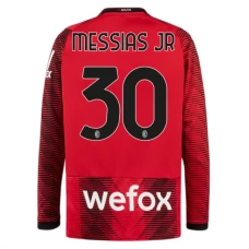 AC Milan Trøje 2023-24 Lionel Messias Jr 30 Langærmet Hjemmebanetrøje